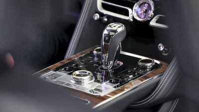 The gearbox on a Flying Spur. Chris Whiteoak / The National