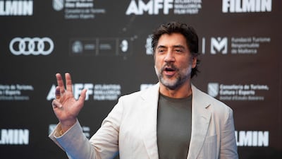 Javier Bardem is among 10 prominent artists who have renewed calls for a permanent ceasefire in Gaza. AFP