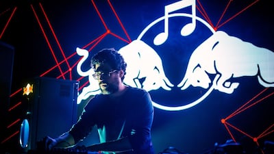 Etyen performs at the Red Bull Music Academy Club Session 2016 at B018 in Beirut. Photo: Carl Halal