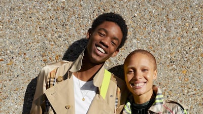 The campaign features the classic Burberry trench and print. Juergen Teller for Burberry