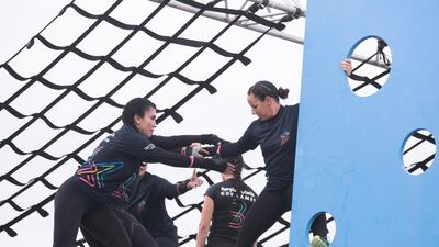 The event proved a change from the office route for hundreds of workers.