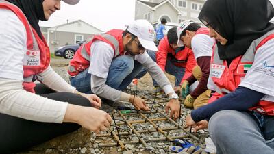 A reader praises the team of Emiratis that helped rebuild homes in hurricane-hit areas in the US. Willie Davis for The National