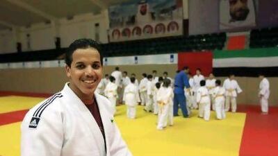 Humaid Al Derei, right, knows he is up against tough competition tomorrow, but will not be overawed. Ravindranath K / The National