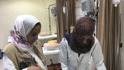 Mina Emergency Hospital is one of the largest hospitals of the holy sites to receive pilgrims. Balquees Basalom / The National