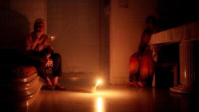 Electricity supply to Vinaychand Hirawat and his wife’s apartment at the Campa Cola compound has been disconnected by the Mumbai Municipal Corporation. Subhash Sharma for The National