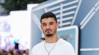 Chelsea player Armando Broja at the premiere of the film 'Bullet Train' in London. AP