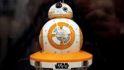 Modelled after the robot in Star Wars, the BB-8 app enabled Droid by Sphero, was a popular holiday toy. Chip Somodevilla/Getty Images