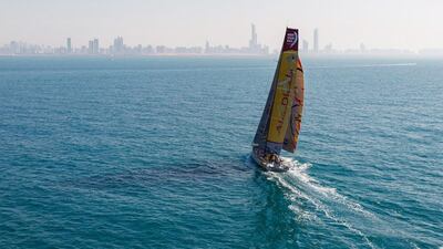 Abu Dhabi Ocean Racing arrive in Abu Dhabi in third place from Leg 2. Ainhoa Sanchez/Volvo Ocean Race