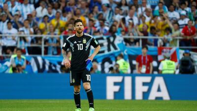 Lionel Messi remains the figurehead of the Argentina side but he had a tough day against Iceland. Kai Pfaffenbach / Reuters
