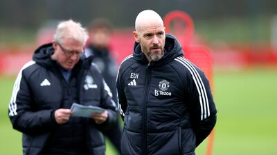 Manchester United manager Erik ten Hag saw his side slump to a 3-0 home defeat by Bournemouth in the Premier League at the weekend. PA
