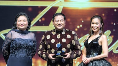 Rakbank wins Preferred Bank of The Year at The Filipino Times Awards at Sofitel on the Palm Jumeirah, Dubai. Ruel Pableo / The National