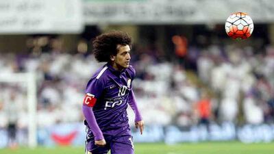 Omar Abdulrahman is a key player for Al Ain. Satish Kumar / The National