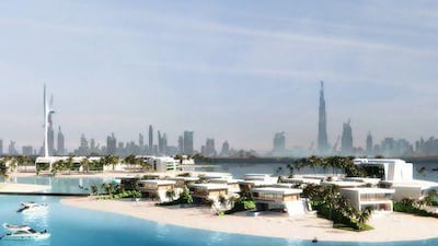 An artist’s impression of The Heart of Europe, a large-scale development planned for six islands on The World – Germany, Austria, Switzerland, Netherlands, Sweden and St Petersburg. Courtesy of Kleindienst Group