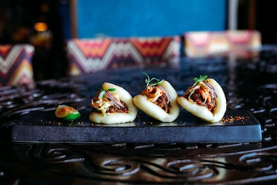 Wagyu beef baos at Coya.