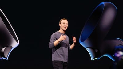 Facebook CEO Mark Zuckerberg introduces the new Oculus Quest as he delivers the opening keynote at the Facebook F8 Conference at McEnery Convention Center in San Jose, California on April 30, 2019. Got a crush on another Facebook user? The social network will help you connect, as part of a revamp unveiled Tuesday that aims to foster real-world relationships and make the platform a more intimate place for small groups of friends. / AFP / Amy Osborne