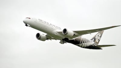 The new Air New Zealand Boeing 787-9 Dreamliner. Courtesy Chris Sutton