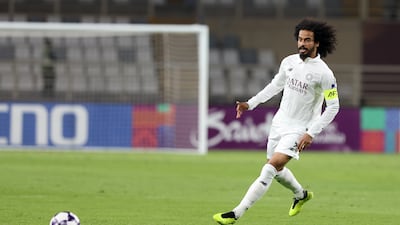Al Sadd captain Akram Afif received jeers from the Al Wahda fans every touch of the ball.