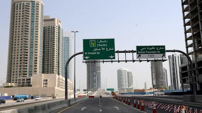 Al Asayel Road linking Oud Metha with Business Bay in Dubai is opened and brings building work to ease congestion around Zabeel closer. Courtesy RTA