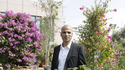 Desert Group, which Michael Mascarenhas is chief executive, is responsible for 80 per cent of Dubai’s public landscaping. Jeffrey E Biteng / The National