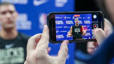 Brook Lopez of the Milwaukee Bucks. Victor Besa / The National