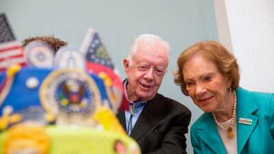Former US first lady Rosalynn Carter died at the age of 96 on November 19. AP