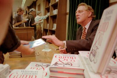 Winston Groom, author of 'Forrest Gump', signs copies of 'Gump & Co.' AP Photo