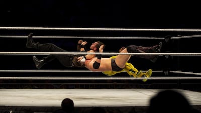 WWE Live event at Zayed Sports City in Abu Dhabi. Christopher Pike / The National