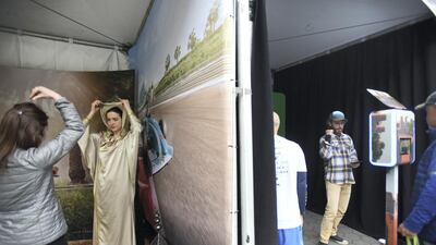 People enjoy the festive atmosphere at the 2019 UAE Healthy Kidney 10K Run.