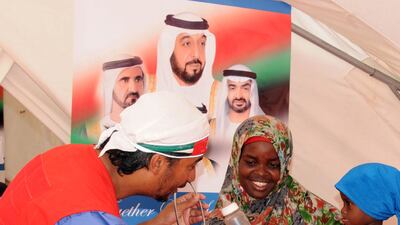 The Zayed Giving Initiative provides humanitarian aid and medical assistance in Africa. Wam