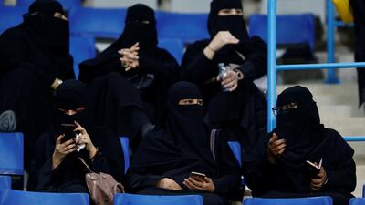 Fans inside the stadium before the match. Reuters