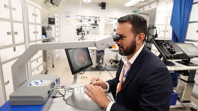 The study shows that genes linked to inherited eye conditions do not affect everyone in the same way. Chris Whiteoak / The National