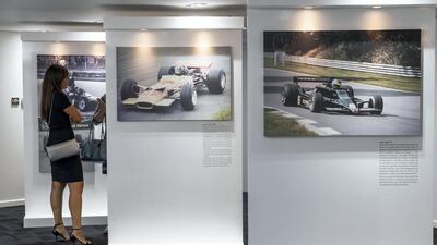 An exhibit shows Lotus's history in Formula 1.