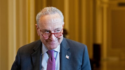 US Senate Majority Leader Chuck Schumer. AFP