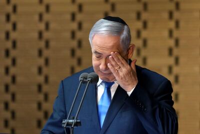 Benjamin Netanyahu, the Israeli prime minister, has experienced a massive setback. AFP