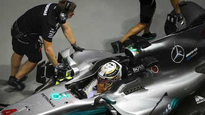 Lewis Hamilton acknowledges there is plenty of work to be done if he has to win a third Singapore Grand Prix. Diego Azubel / EPA
