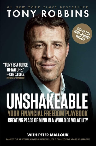 Unshakeable: Your Financial Freedom Playbook by Tony Robbins. Courtesy Simon & Schuster