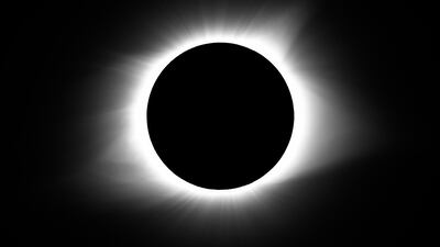 The moon covers the sun during a total eclipse in Cerulean, Kentucky. Timothy Easley / AP Photo