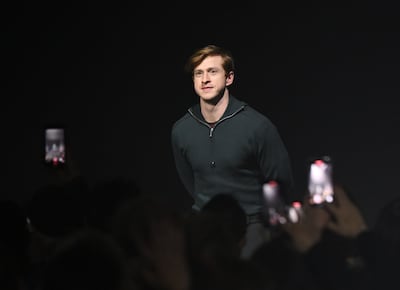 Burberry creative director Daniel Lee during London Fashion Week. WireImage