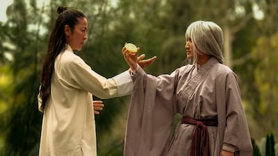 Michelle Yeoh, 60, is sweeping through awards season with her performance in Everything Everywhere All At Once. AP