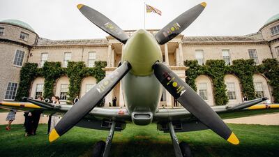 An IWC black tie cocktail reception is held followed by a private dinner with the pilots Steve Boultbee Brooks and Matt Jones at Goodwood, to celebrate the longest flight expedition. Remy Steiner / Getty Images for IWC