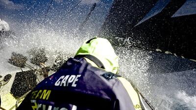 Team Brunel lead the fourth leg of the Volvo Ocean Race after opting for a different route to the rest of the fleet. Stefan Coppers / Getty