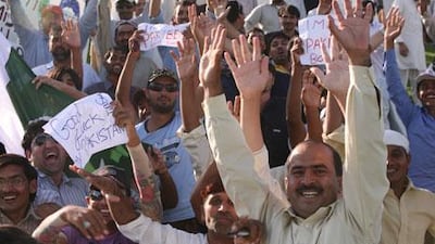 Spectators came out in large numbers to the Zayed Cricket Stadium expecting a Pakistan win, but nonetheless enjoyed their day out.