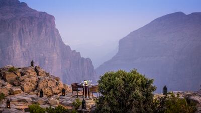 Dining comes with spectacular views. Photo: Anantara