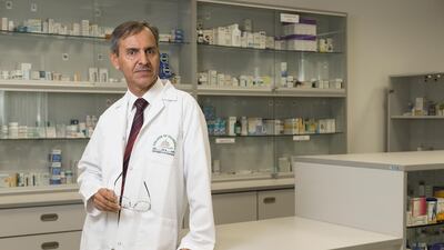 Dr Abduelmula Abduelkarem and his colleagues fear even the strongest antibiotics will not be enough to save lives in the near future. Antonie Robertson / The National