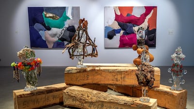 Colorful Calabashes by Pascale Marthine Tayou. All Photos: Victor Besa / The National