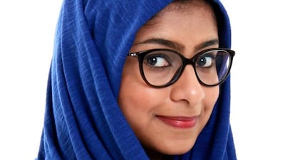 Amani Alsaad drew roses, butterflies and wrote quotes from the Quran on MRI scans to create her artwork. Courtesy Nour Festival