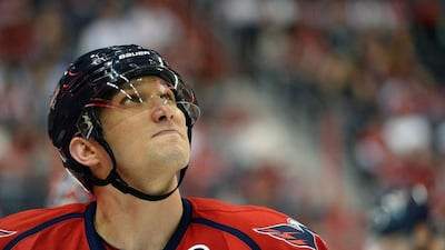 Alexander Ovechkin and the Washington Capitals went 45-26-11 in the NHL regular season to reach the play-offs. Patrick Smith / Getty Images / AFP