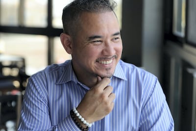 Robert Welsh, founder of Teacher Socials, a support group in Dubai. Chris Whiteoak / The National