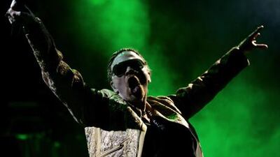 Axl Rose, lead singer of Guns N' Roses, who are due to perform at Yas Island in December.