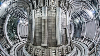 The JET project in Oxford. The new nuclear fusion record produced enough energy to briefly power 41,000 homes. Photo: UKAEA